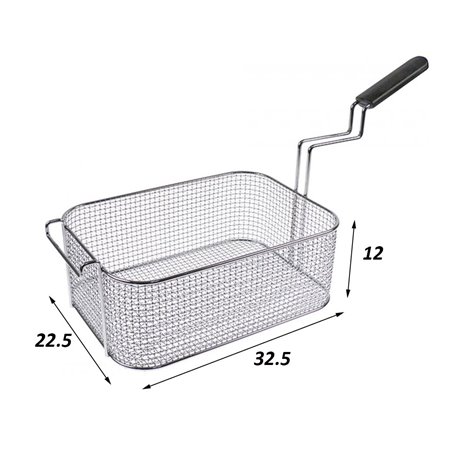 Cesta freidora Zanussi 325 x 225 x 120 mm