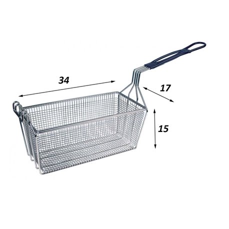 Cesta freidora Imperial USA 340 x 170 x 150 mm