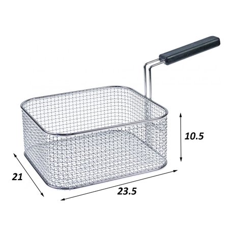 Cesta freidora RM-Gastro 235 x 140 x 105 mm
