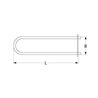 Resistencia horno electrolux 950W