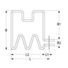 Resistencia hornol Blumauer 2000W