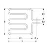 Resistencia horno Smeg 300W