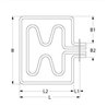Resistencia horno Candy 1500W