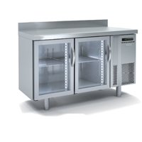 Mesa refrigerada o congelación Snack cristal