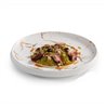 Plato plano melamina golden