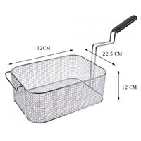 Cesta freidora Zanussi 320 x 225 x 120 mm