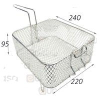 Cesta freidora Dosilet 245 x 220 x 95 mm