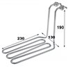 Resistencia freidora Makro 2500W