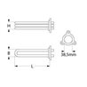 Resistencia Electrolux, Zanussi 4000W 400V