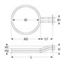 Resistencia horno Electrolux, Juno, Zanussi 8000W 400v