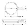 Resistencia horno Electrolux, Zanussi 8000W 400V