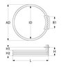 Resistencia horno Electrolux, Juno 3000W
