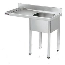 Fregadero de 1200x550 mm con espacio lavavajillas