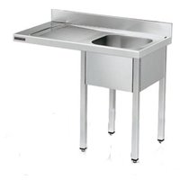 Fregadero de 1200x550 mm con espacio lavavajillas