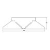 Campana central serie industrial