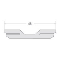 Perfil de PVC 121 para uniones 