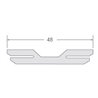 Perfil de PVC 121 para uniones 