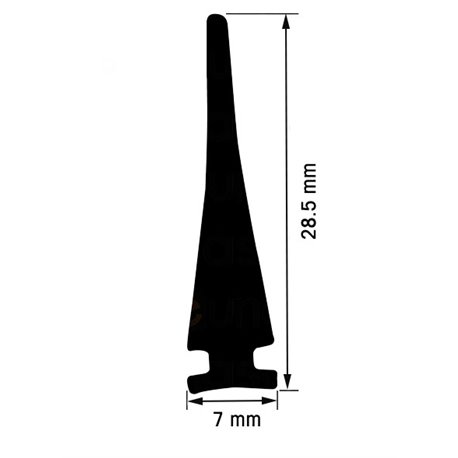 Goma para camara 1 alveolo con tensor bajo puerta