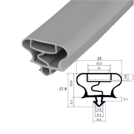 Burlete UR-763 (2.5 mts)