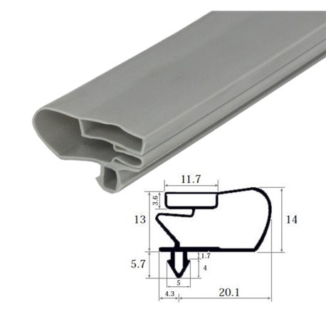 Burlete UR-760 (2.5 mts)