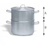 Conjunto vaporera con tapa