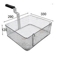 Cesta freidora MBM Italia 330 x 290 x 120 mm