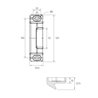 Tope maneta interior maneta 6626