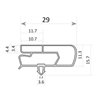 Burlete UR-820 (2.5 mts)