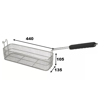 Cesta freidora Jemi 440 x 135 x 105 mm