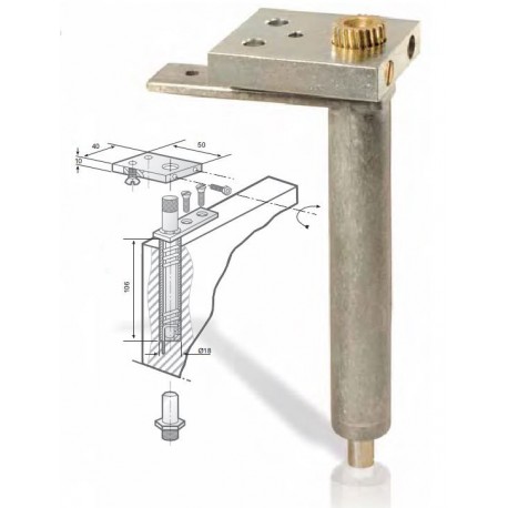 Bisagra para camara TRS/2