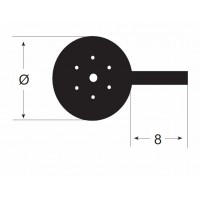 Goma para camara espuma forrada 12 mm