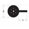 Goma para camara espuma forrada 12 mm