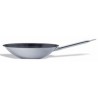 Wok antiadherente fondo plano multi-metal