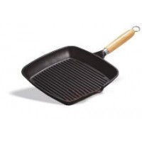 Asador grill mango madera 
