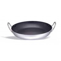Paellera de aluminio con asas de acero-inox