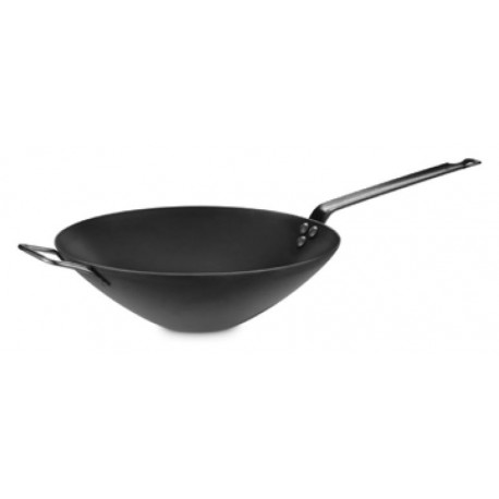 Wok acero con contraasa