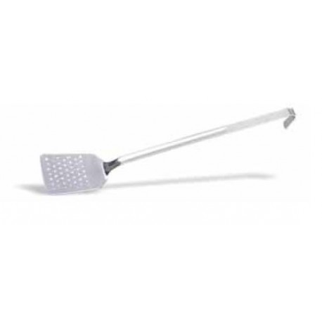 Espátula monobloc perforada.