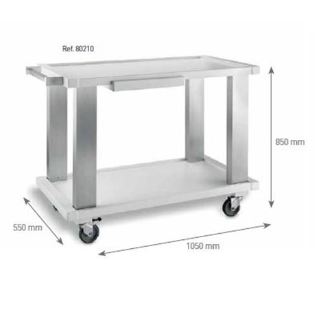 Carro buffet negro 1 GN