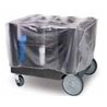 Carro ajustable para platos