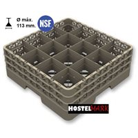 Cesta 16 comp. abierta montada