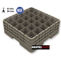 Cesta 25 comp. abierta montada