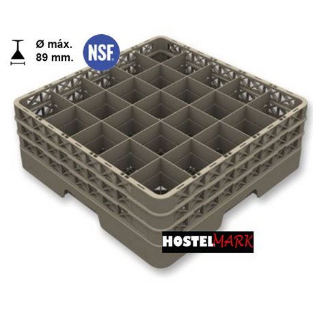 Cesta 16 comp. abierta montada