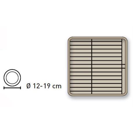 Cesta para platos de 12 a 19 cm