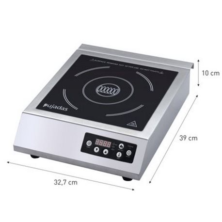 Placa de inducción de 25 cm