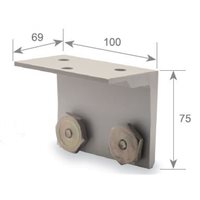 Soporte rail pared sistemas 2320/2340