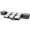 Conjunto soprte 6 bols cuadrados