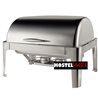 Chafing dihs rectangular con tapa tipo roll pot