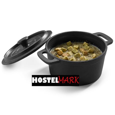 Mini cacerola alta con tapa hierro fundido