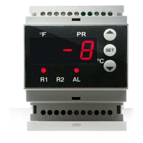 Termostato rail DIN digital 230V 1 relé