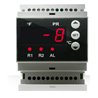 Termostato rail DIN digital 230V 2 relés+ relé alarma + reloj